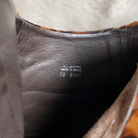 Tory Burch | Leopard Print Pony Hair Platform Ankle Booties | 8.5 - Picture 12 of 16